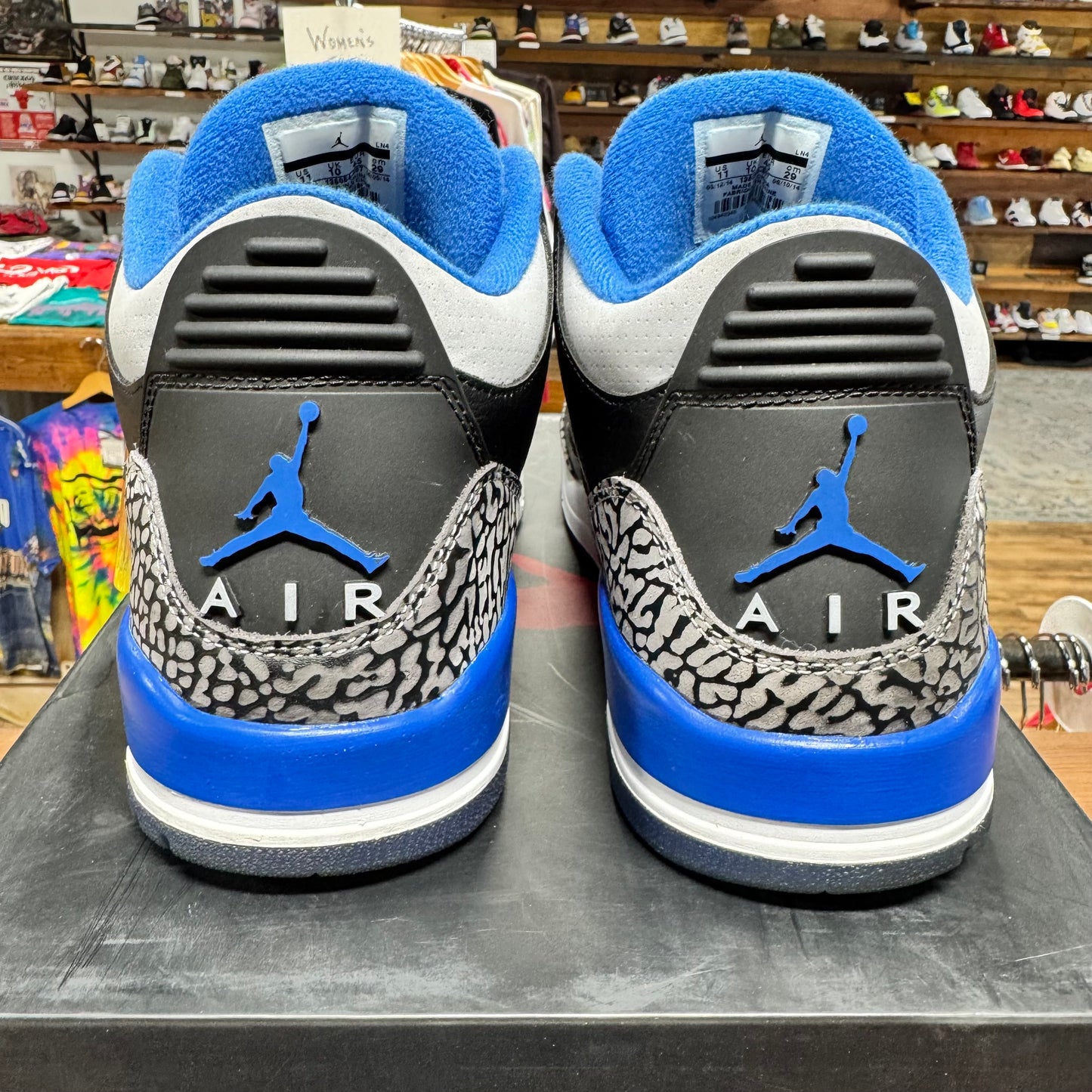 Jordan 3 'Sport Blue' Size 11