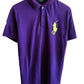 Polo Ralph Lauren Purple Big Pony Logo Shirt Size Medium