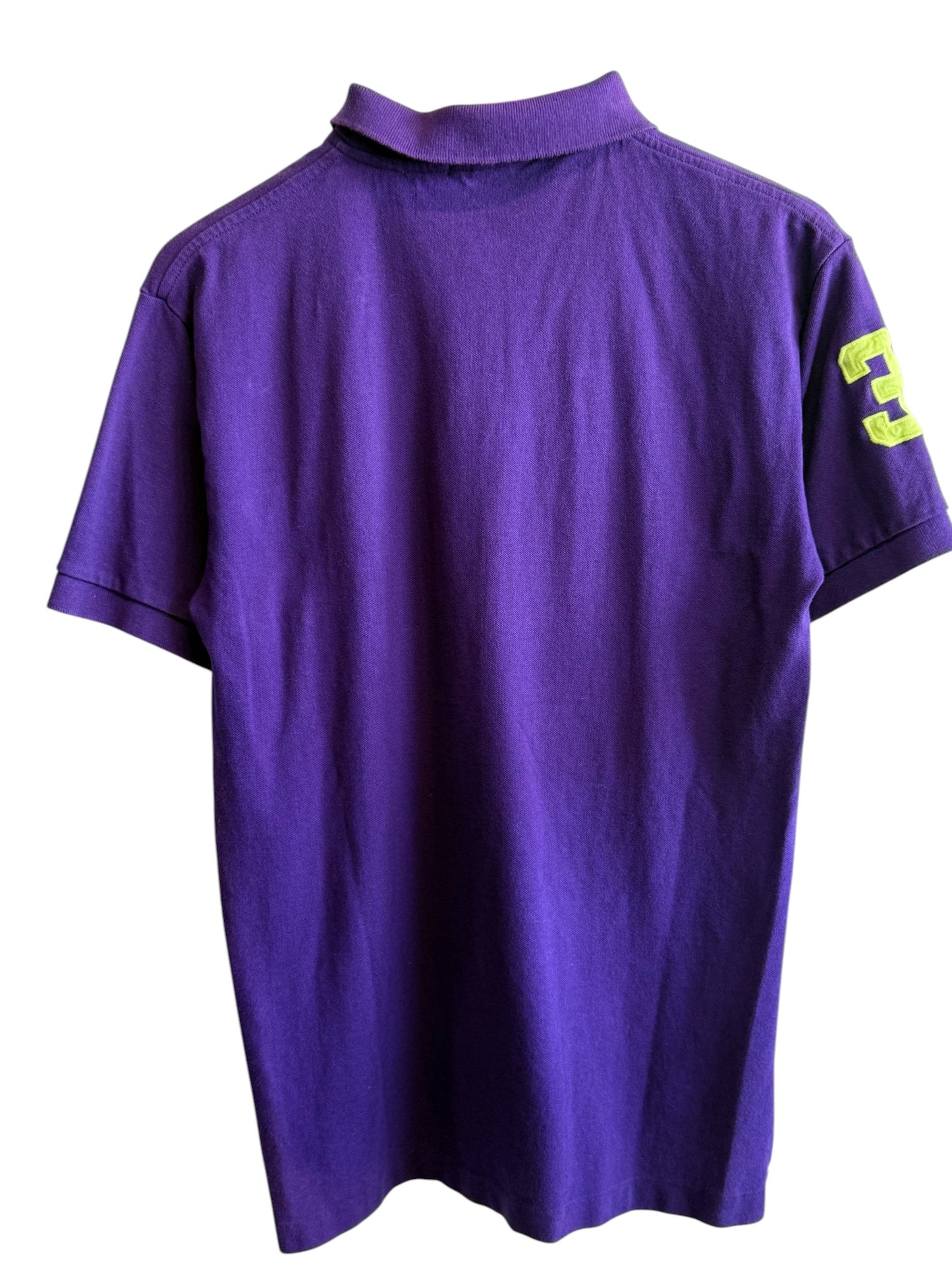 Polo Ralph Lauren Purple Big Pony Logo Shirt Size Medium