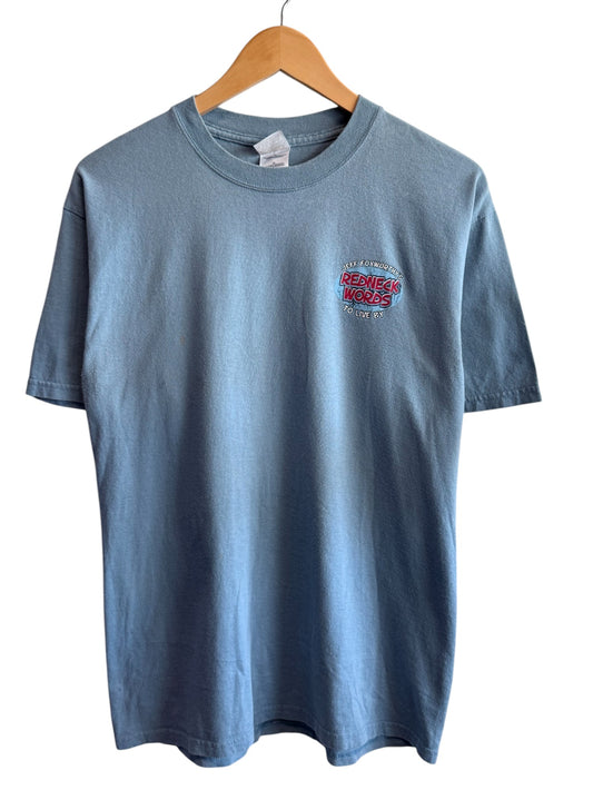 Vintage Y2K Jeff Foxworth Redneck Words Cartoon Graphic Tee Size Medium