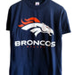 Vintage Y2K Denver Broncos NFL Logo Graphic Tee Size Medium