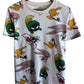 Vintage Y2K Looney Tunes Cartoon All Over Print Graphic Tee Size Medium