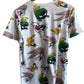 Vintage Y2K Looney Tunes Cartoon All Over Print Graphic Tee Size Medium