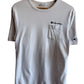 Vintage Y2K Champion White Pocket Tee Size Medium