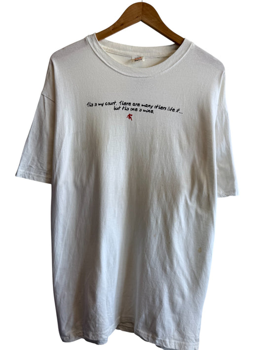 Vintage Y2K AND 1 This is My Court Basketball Graphic Tee Size XL