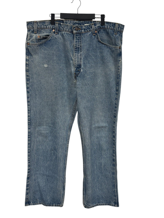 Vintage 90's Levi's 517 Bootcut Orange Tab Denim Jeans Size 40x30