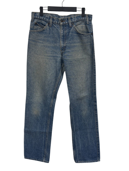 Vintage 90's Levi's Skosh More Comfort Leather Tab Denim Jeans Size 32x32