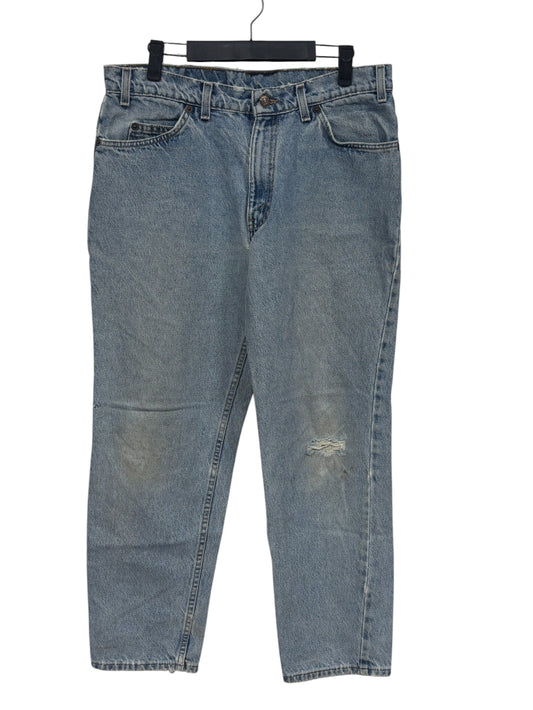 Vintage 90's Levi's 550 Orange Tab Denim Jeans Size 31x27