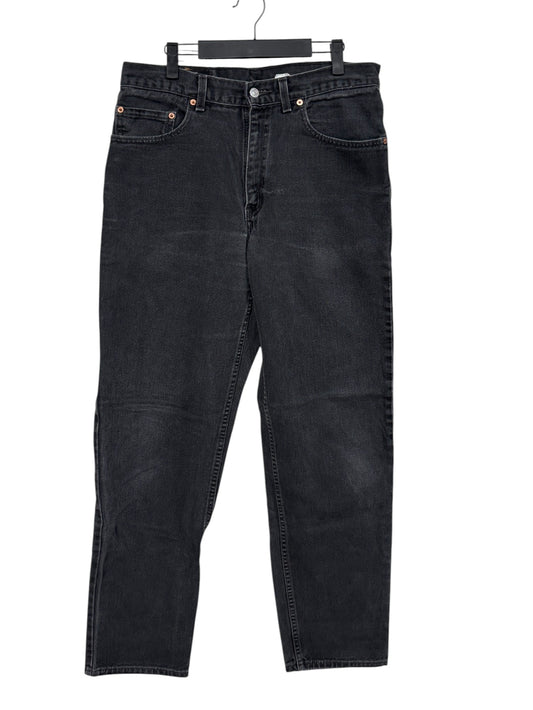 Vintage Levi's 550 Relaxed Fit Black Denim Jeans Size 33x32