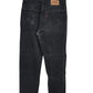 Vintage Levi's 550 Relaxed Fit Black Denim Jeans Size 33x32