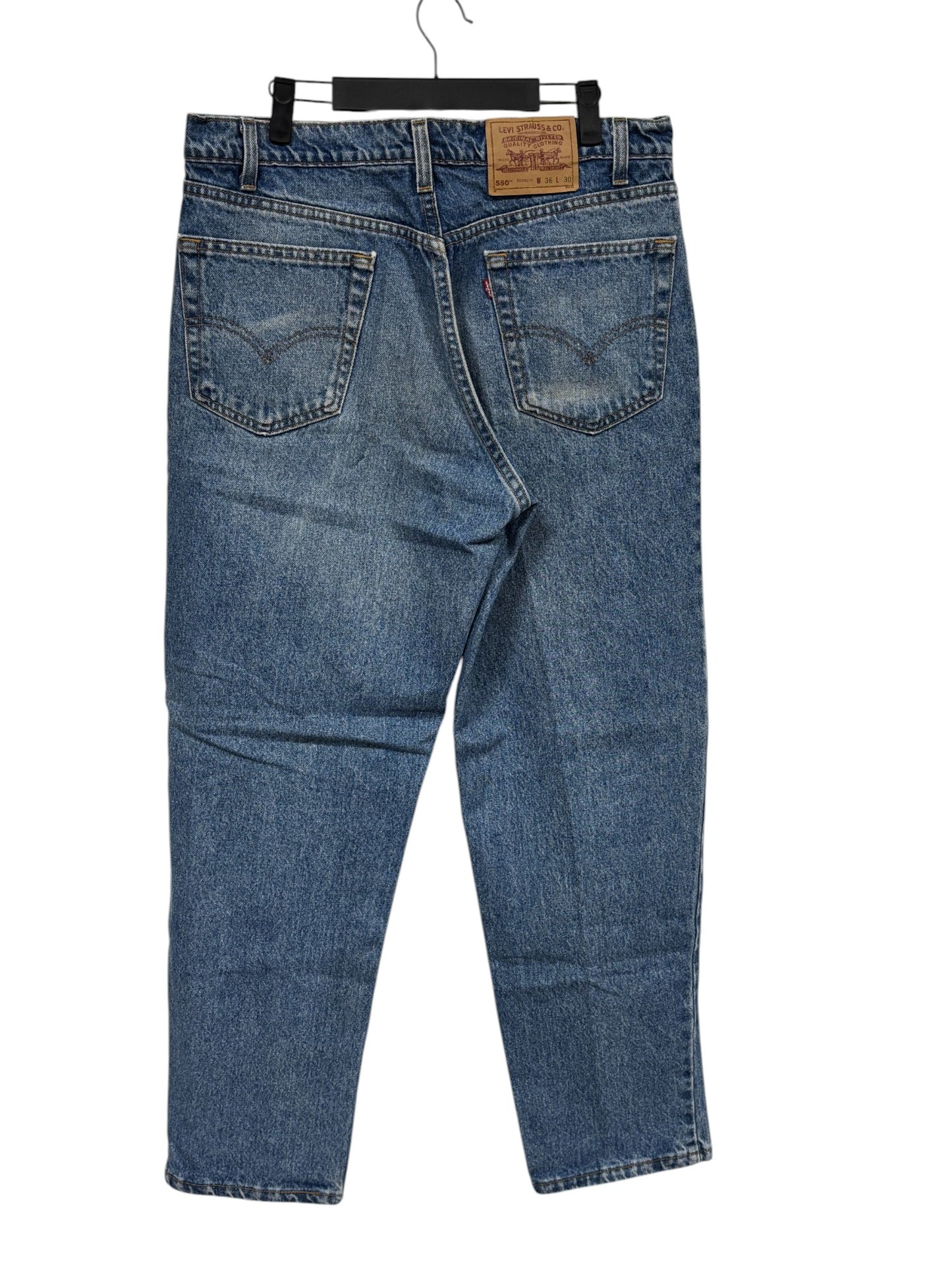 Vintage 90's Levi's 550 Regular Fit Denim Jeans Size 34x30