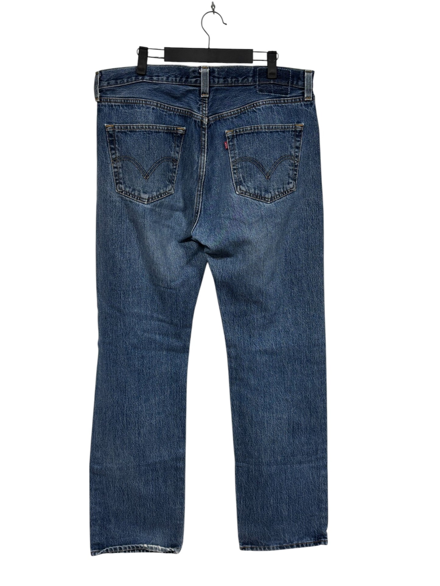 Vintage 90's Levi's 501 Medium Wash Made in USA Denim Jeans Size 36x34