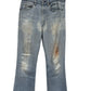 Vintage 90's Levi's Acid Wash 517 Faded Denim Jeans Size 32x30