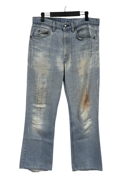 Vintage 90's Levi's Acid Wash 517 Faded Denim Jeans Size 32x30