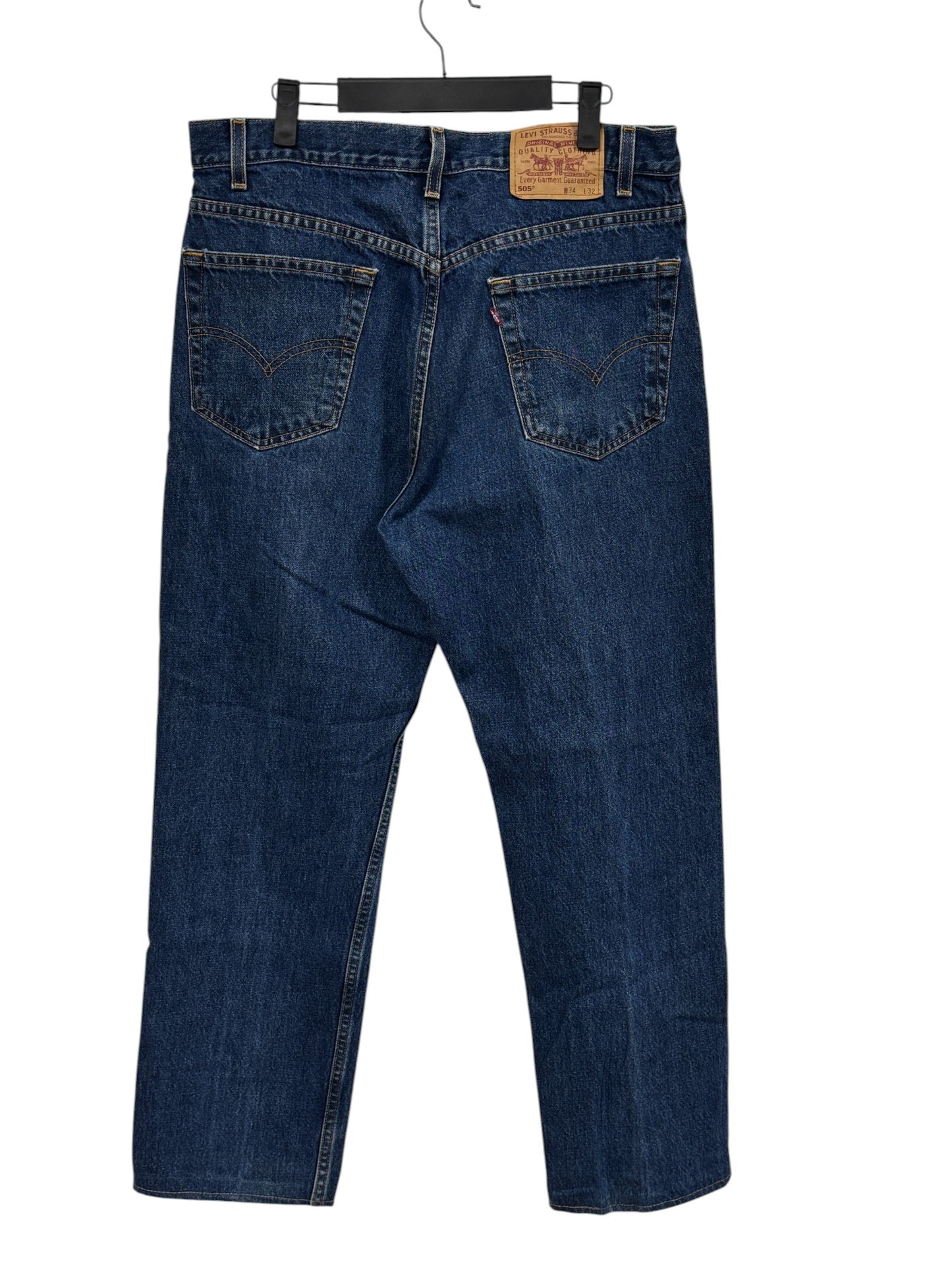 Vintage 90's Levi's 505 Regular Fit Straight Leg Denim Jeans Size 33x29