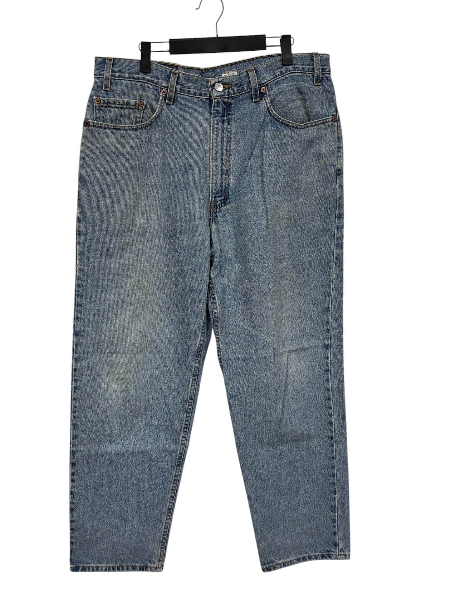 Vintage 90's Levi's 550 Relaxed Fit Light Wash Denim Jeans Size 36x31