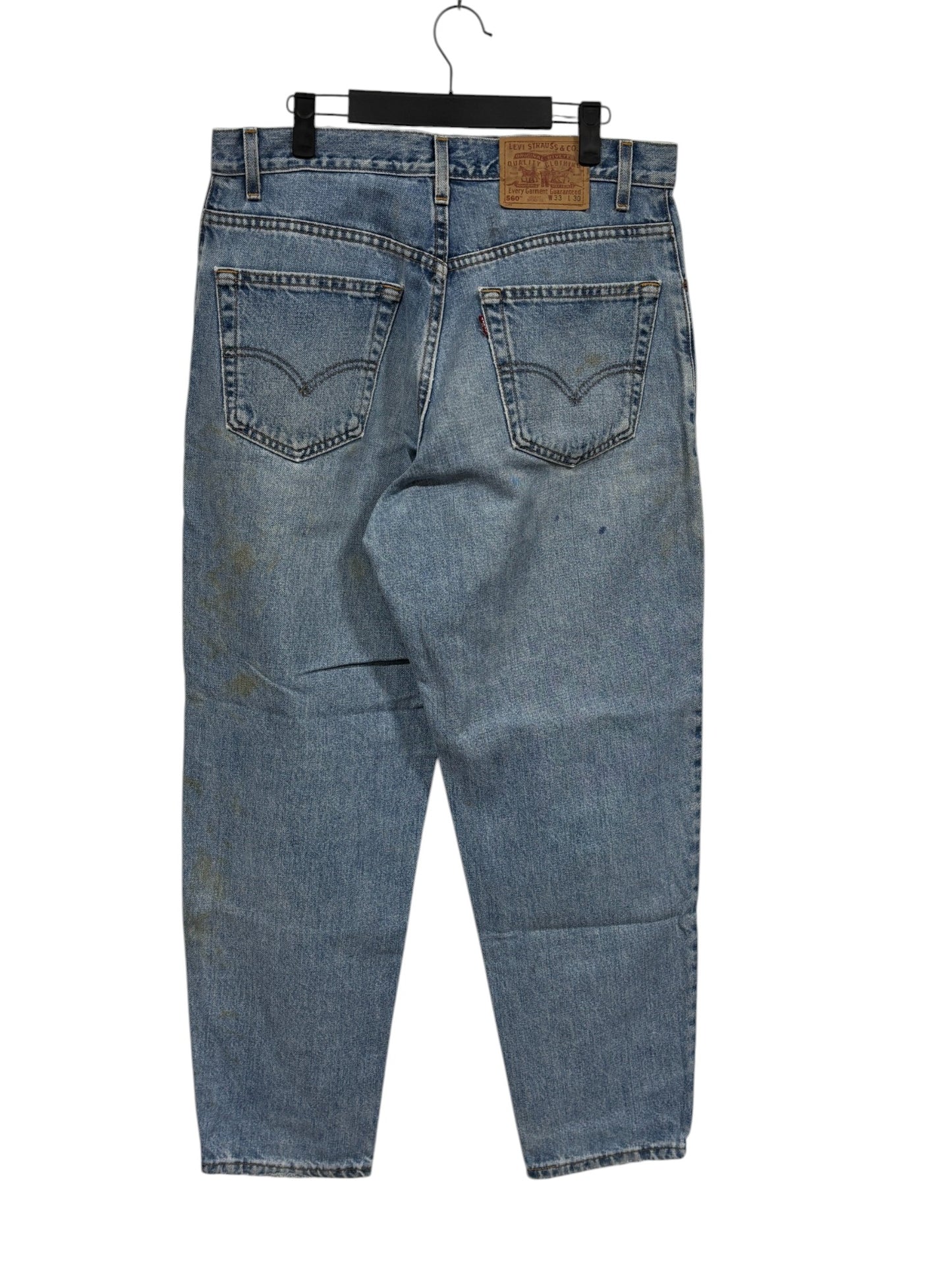 Vintage Levi's 560 Loose Fit Tapered Leg Denim Jeans Size 33x30
