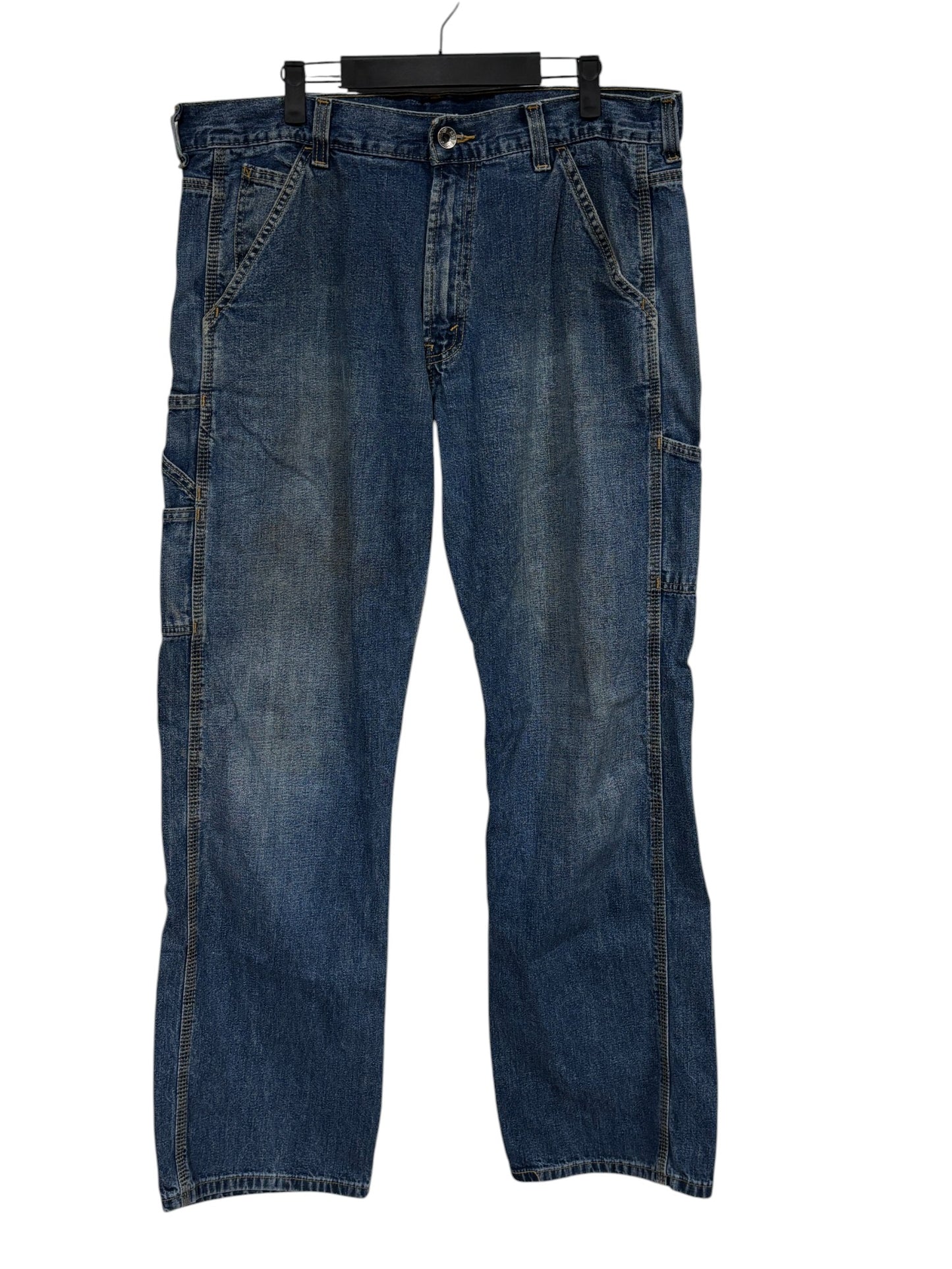 Vintage 90's Levi's Denim Cargo Jeans Size 36x34