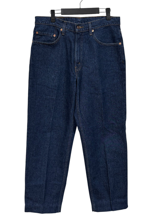 Vintage 90's Levi's 550 Relaxed Fit Dark Wash Denim Jeans Size 32x29