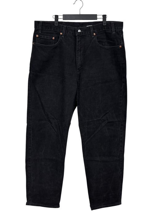 Vintage Levi's 550 Relaxed Fit Black Denim Jeans Size 38x32