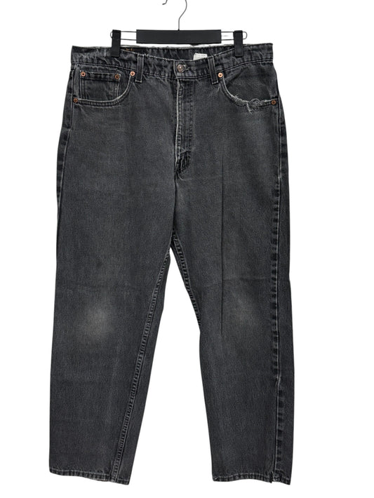 Vintage 90's Levi's 550 Relaxed Fit Black Denim Jeans Size 34x30