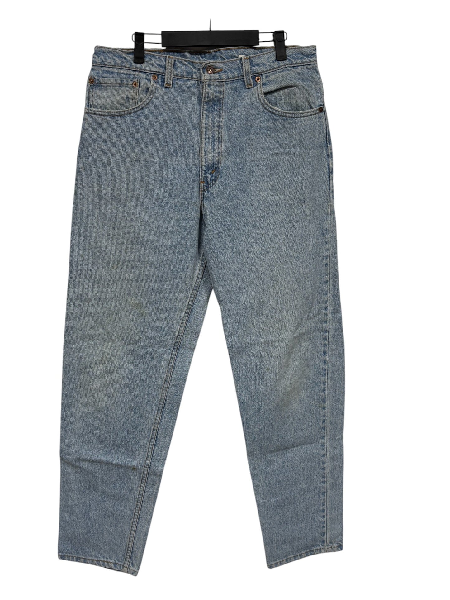 Vintage 90's Levi's 550 Relaxed Fit Tapered Leg Denim Jeans Size 33x32