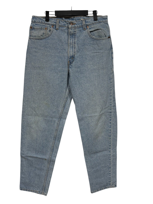 Vintage 90's Levi's 550 Relaxed Fit Tapered Leg Denim Jeans Size 33x32