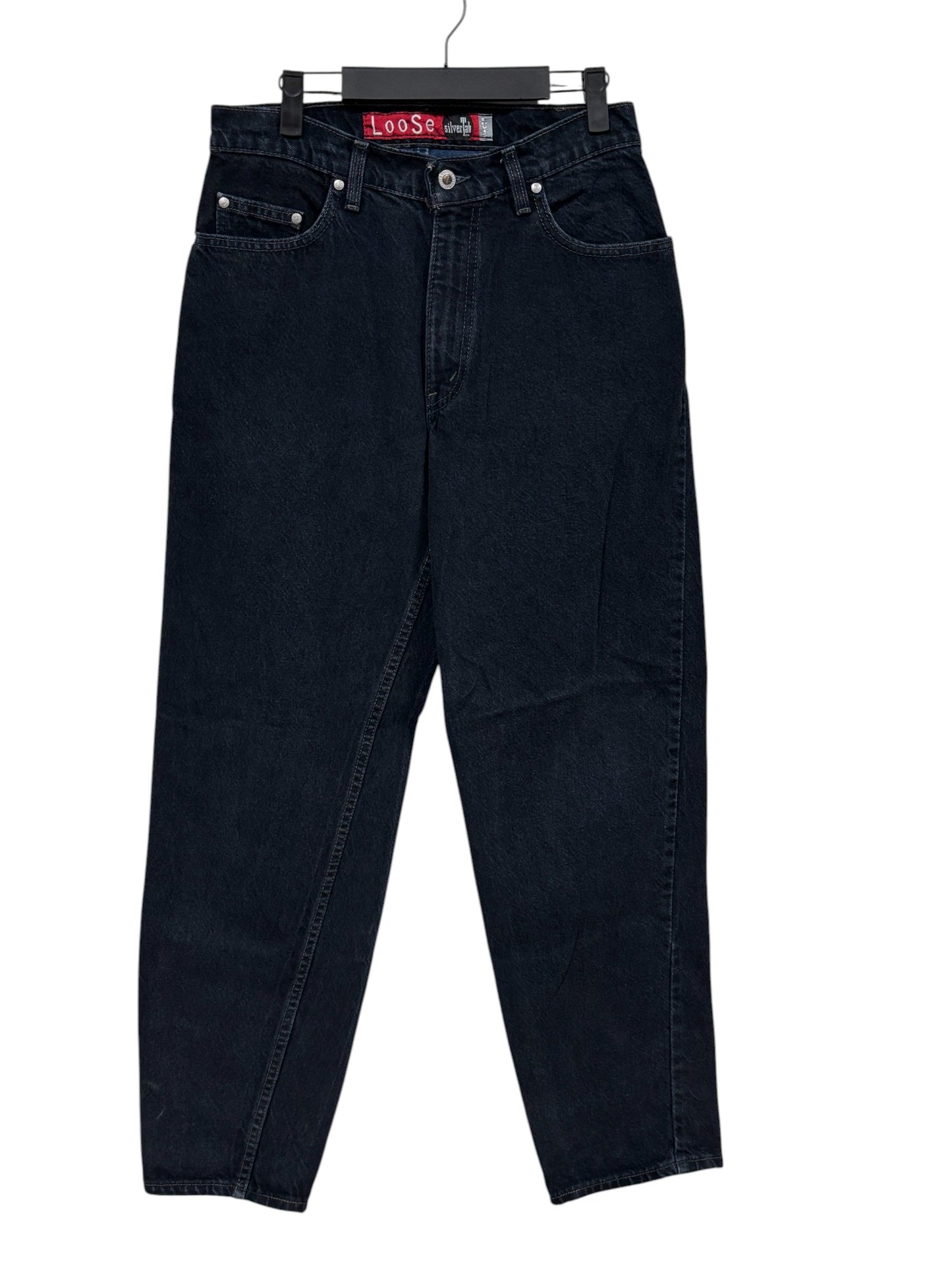 Vintage 90's Levi's Silvertab Loose Fit Made in USA Black Jeans Size 29x29