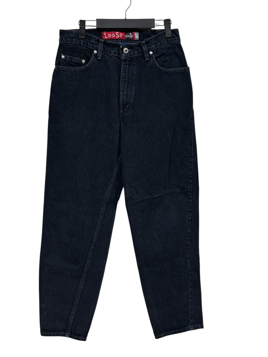 Vintage 90's Levi's Silvertab Loose Fit Made in USA Black Jeans Size 29x29