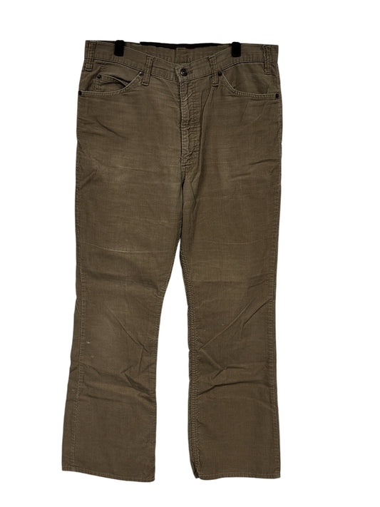 Vintage 70's Levi's 517 Brown Corduroy Pants Size 34x31