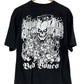 Vintage 90's Bad Bones Use the Best Die Like the Rest Biker Tee Size Large