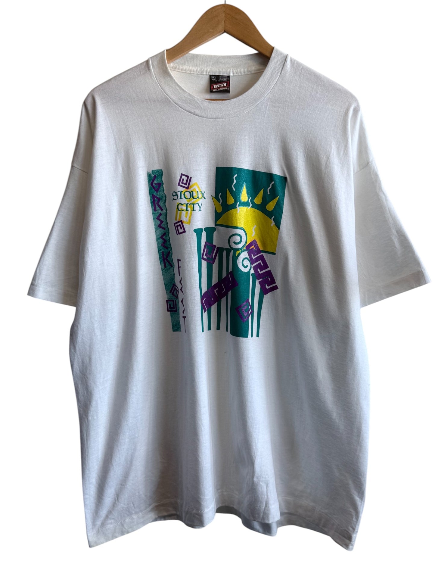 Vintage 90's Sioux City Greek Week Graphic Tee Size XXL