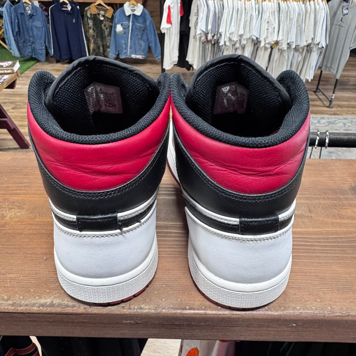 Jordan 1 Mid 'Gym Red Black Toe' Size 10