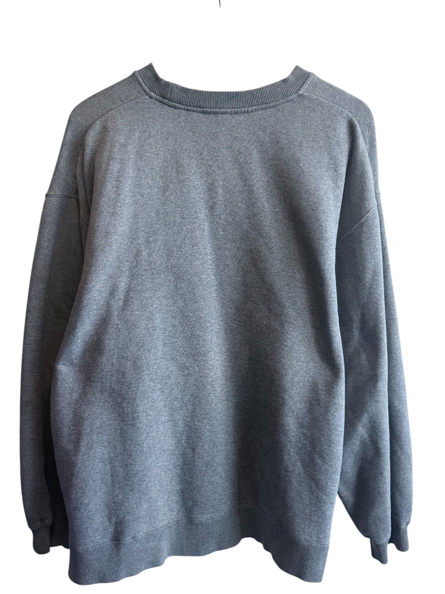 Vintage Y2K Adidas Classic Logo Grey Sweater Size XL