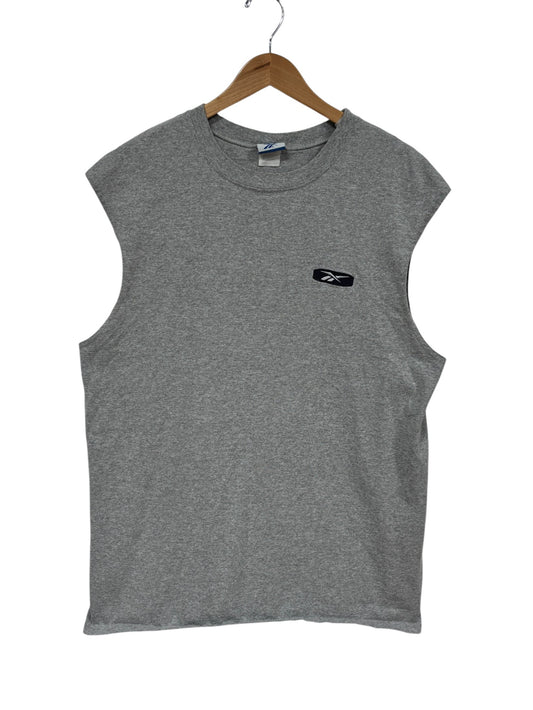 Vintage Reebok Classic Logo Cutoff Tee Size Large