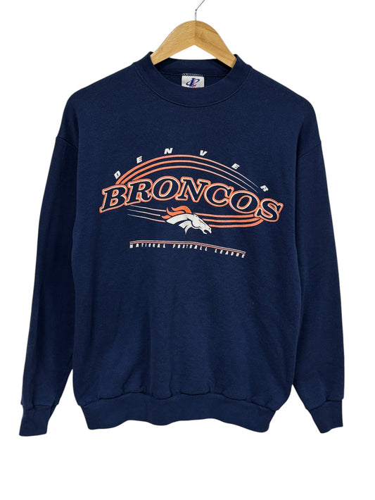 Vintage Y2K Denver Broncos Logo Athletic Crewneck Sweater Size Medium