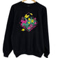 Vintage 80's Alaska Wildflowers Nature Crewneck Sweater Size XL