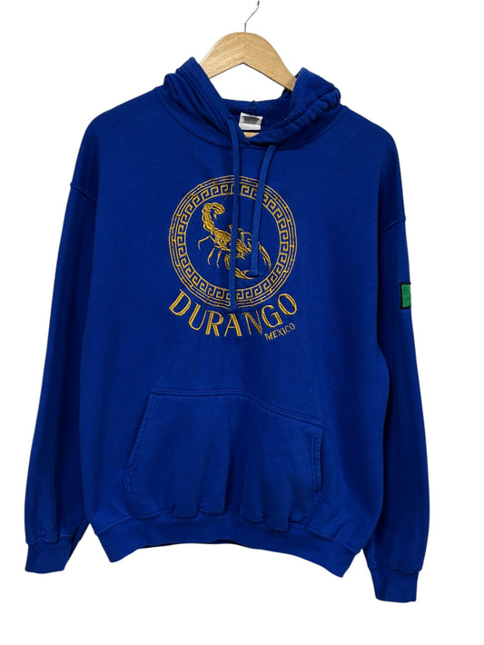 Vintage 90's Durango Mexico Embroidered Scorpion Hoodie Size XL