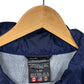 Vintage 90's Adidas Big Logo Navy Blue Gold Windbreaker Jacket Size XL