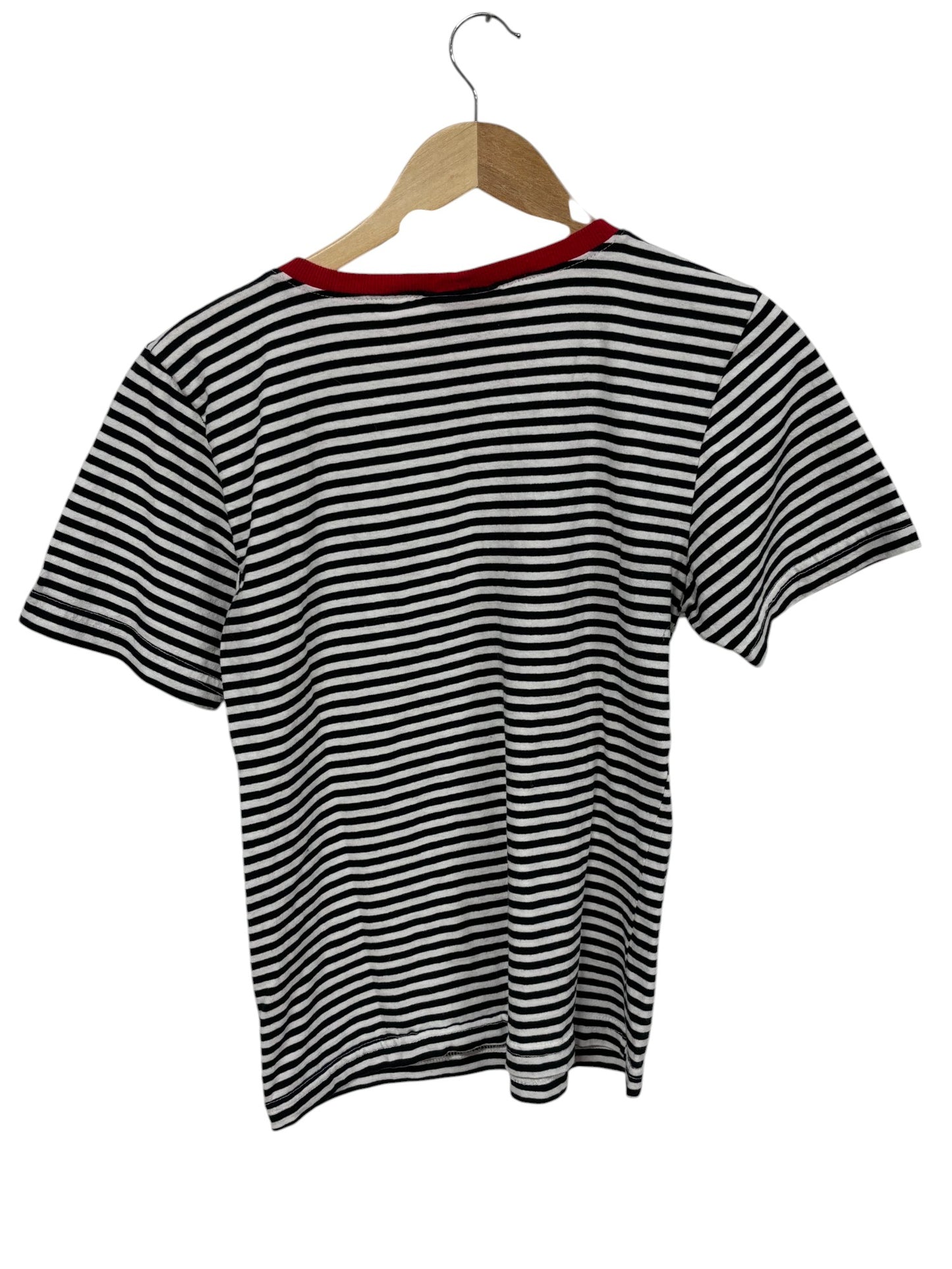 Vintage 90's Women's Gimmie International Striped Tee Size Medium