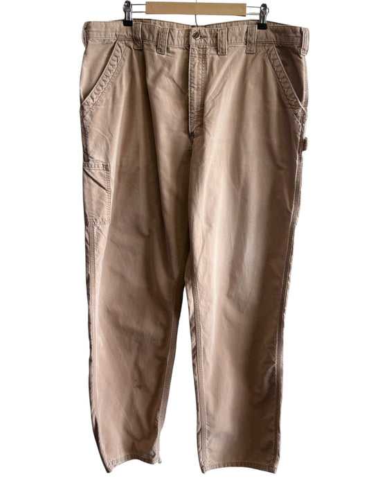 Vintage Carhartt Brown Dungaree Fit Carpenter Pants Size 44x32