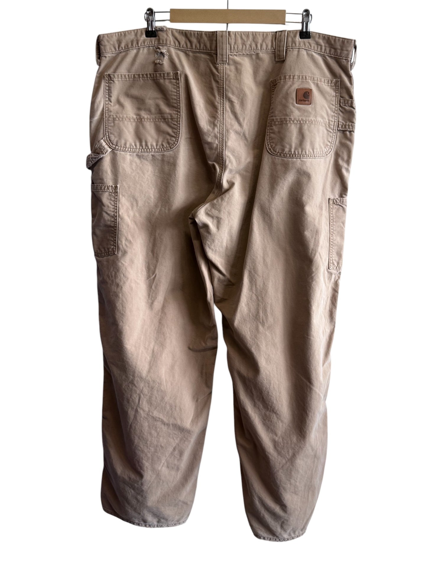 Vintage Carhartt Brown Dungaree Fit Carpenter Pants Size 44x32