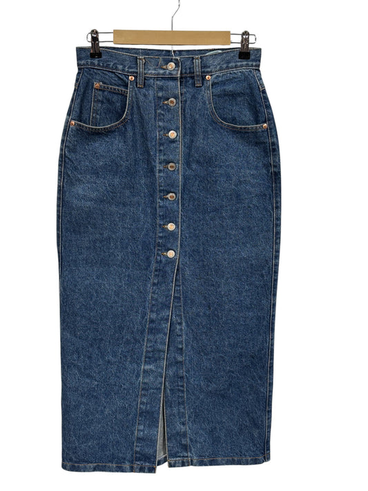 Vintage 90's ENUF Women's Denim Maxi Skirt Size 29