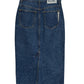 Vintage 90's ENUF Women's Denim Maxi Skirt Size 29