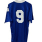Vintage 90's Adidas Blue Three Stripes Soccer Jersey Size Large Tall