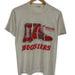 Vintage 90's Indiana Hoosiers Wrestling Shoes Graphic Tee Size Medium