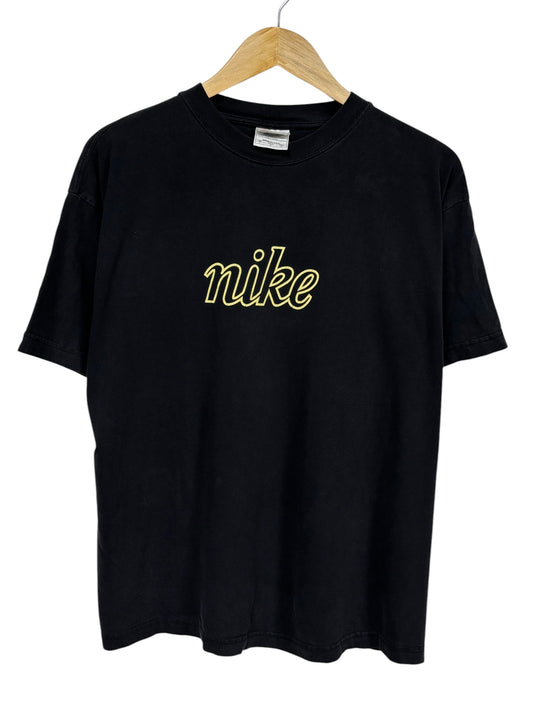 Vintage 90's Nike Script Spellout Graphic Tee Size Large