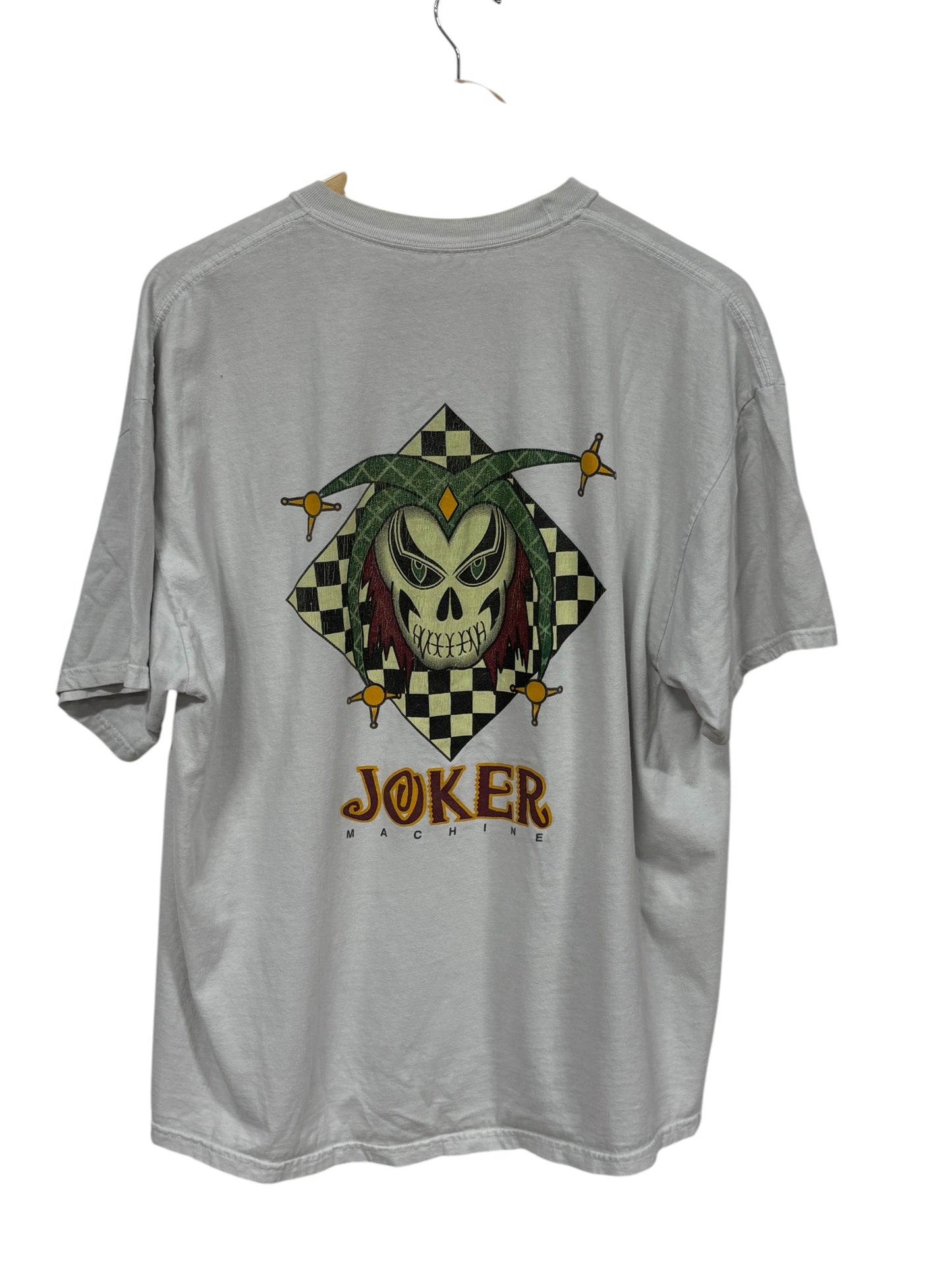 Vintage Y2K Joker Machines Gambling Graphic Tee Size XL