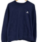 Vintage Y2K Adidas Classic Logo Navy Blue Sweater Size Medium