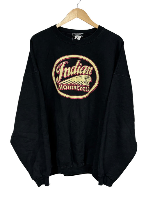 Vintage 90's Indian Motorcycles St. Paul Minnesota Biker Sweater Size XXL